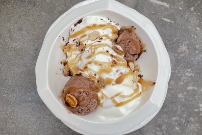 Choco vanilla ice cream